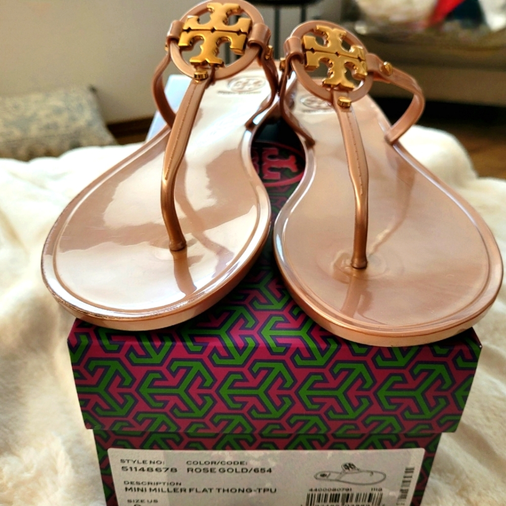 Tory Burch mini Miller jelly flat